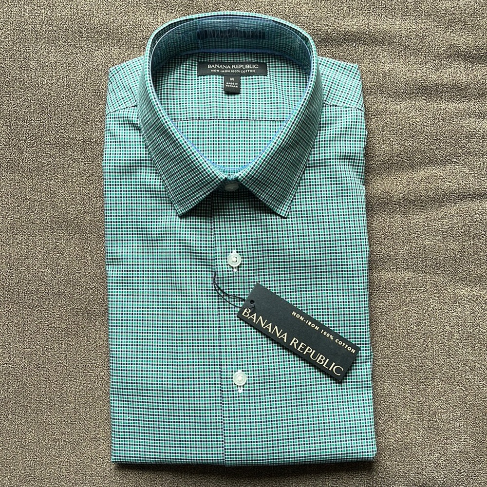 NWT Banana Republic Men’s Dress Shirt Button Down